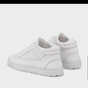 ETQ Amsterdam white leather shoes size 8